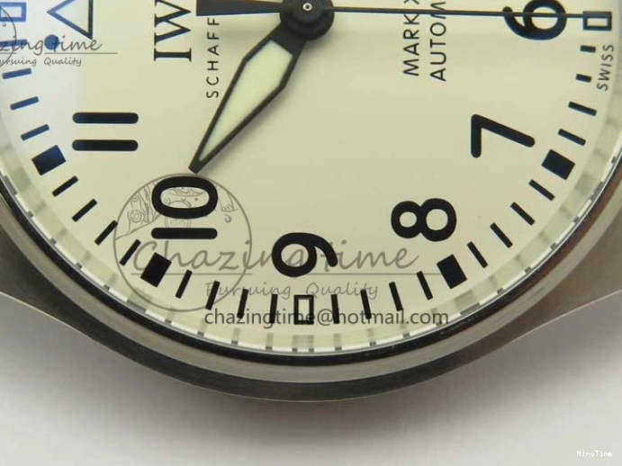 MIROTIME 0210 ZeroBulk Mark XVIII IW327002 MKS 1:1 Best Edition White Dial On SS Bracelet MIYOTA 9015 V 7209